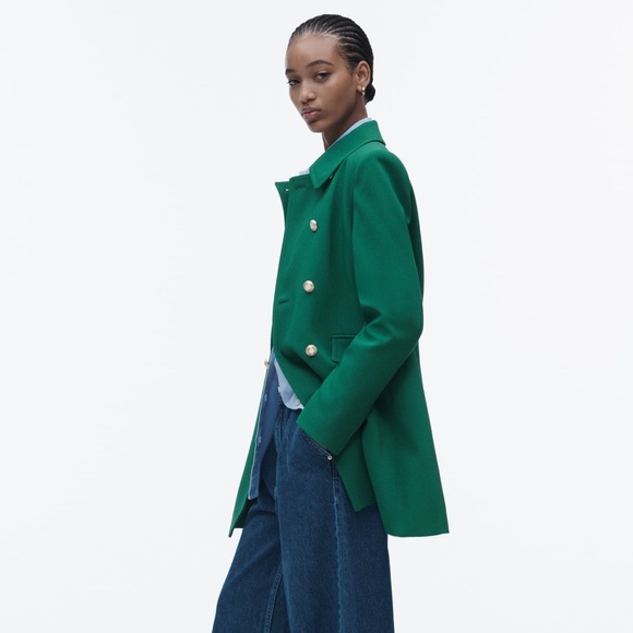 Zara double breasted long blazer - Picture 2 of 7